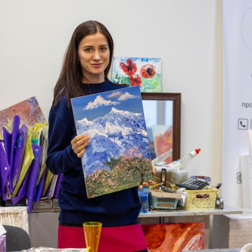 Акриловый мастер-класс для взрослых и детей в Петербурге