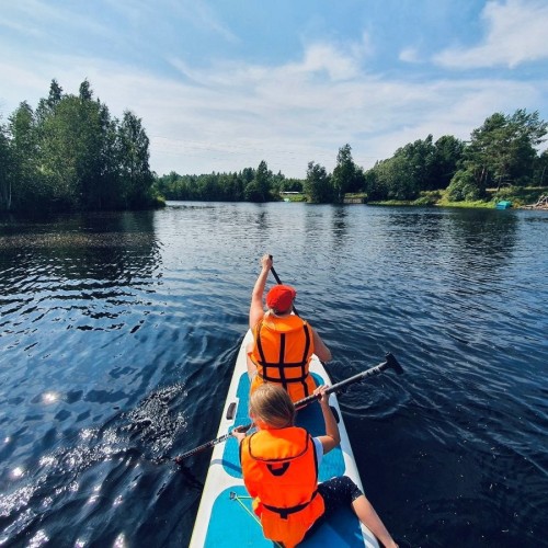 Перезагрузка в Приладожье с йогой, баней, сибирским чаном и сапами (всё включено)
