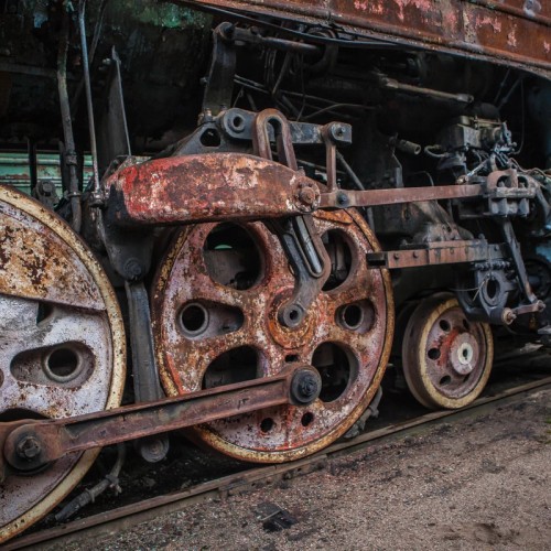 Выставка поездов в Лебяжьем