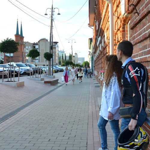 По Уфе — на мотоцикле