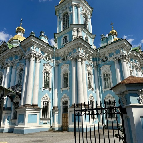 Семимостье и Николо-Богоявленский морской собор в Петербурге