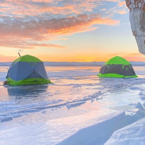 Индивидуальный джиппинг на Байкал с фотографом: ледяные пейзажи Ольхона и Огоя без экскурсий