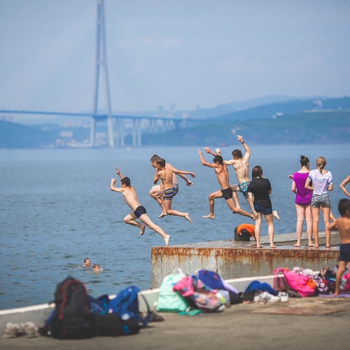 По Владивостоку и острову Русский с фотографом
