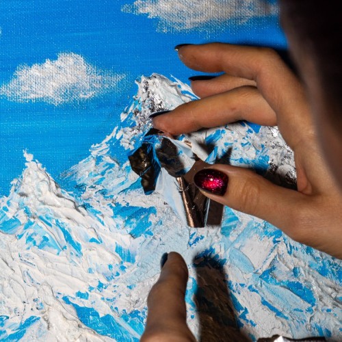 «Интерьерная картина с золотой/серебряной поталью»: мастер-класс в Петербурге