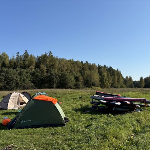 На сапбордах по реке Оредеж в мини-группе со съёмкой