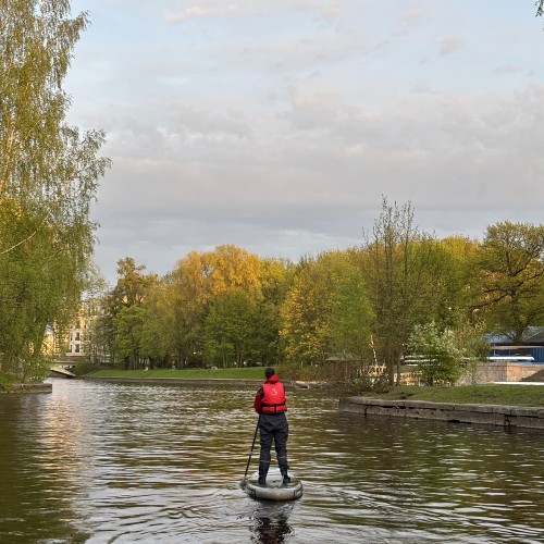 Сап-прогулка по Каменному острову