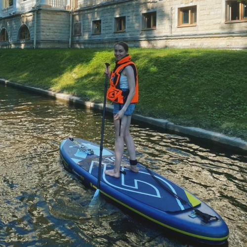 На сапах вокруг Каменного острова