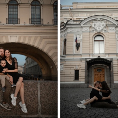 Экспресс-фотопрогулка по Дворцовой площади и окрестностям