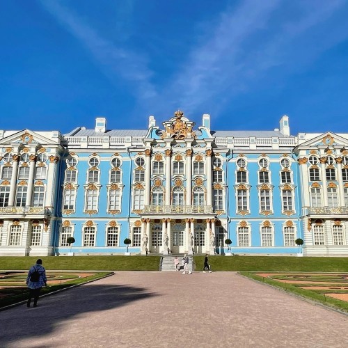 Царское Село: дворец с Янтарной комнатой, Екатерининский парк и лицей