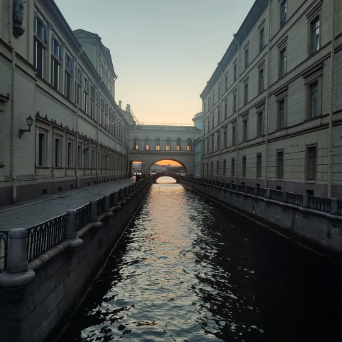 Ночной Петербург и разводные мосты