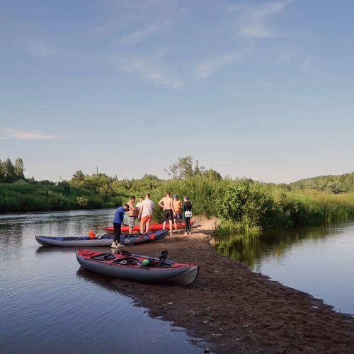 Экспресс-перезагрузка на реке Угре: сплав на байдарках