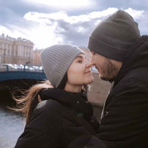 Фотосессия на питерских улочках и крыше!