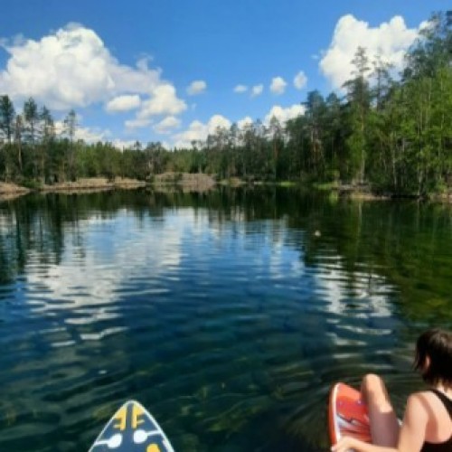 Заповедная Карелия на внедорожнике, лодке и сапе: проживание в домиках на Ладожском озере