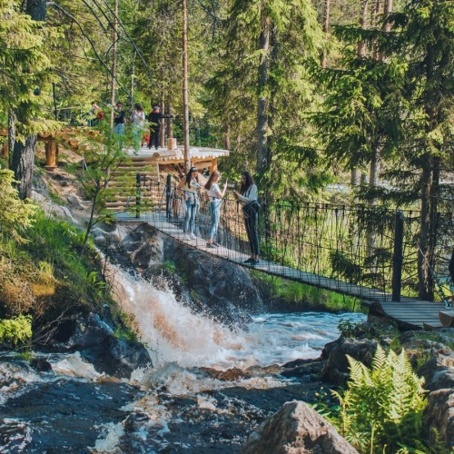 Гора Паасо и парк Рускеала — из Петербурга