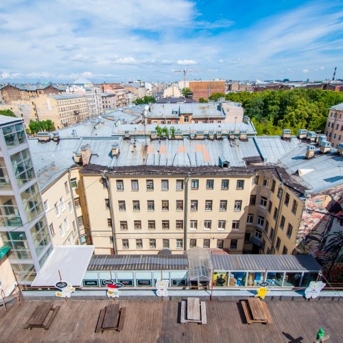 Пять панорамных крыш Петербурга в одной