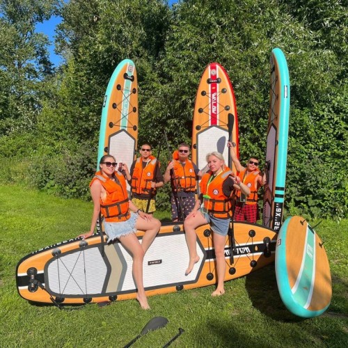 Сап-терапия среди каньонов реки Оредеж
