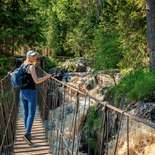 Уик-энд в Карелии: «Рускеала», водопады и шхеры с ночёвкой в глэмпинге на берегу Ладоги