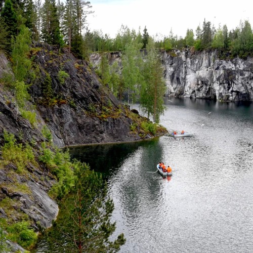 Карелия из Санкт-Петербурга: водопады, Рускеала и тот самый ретропоезд