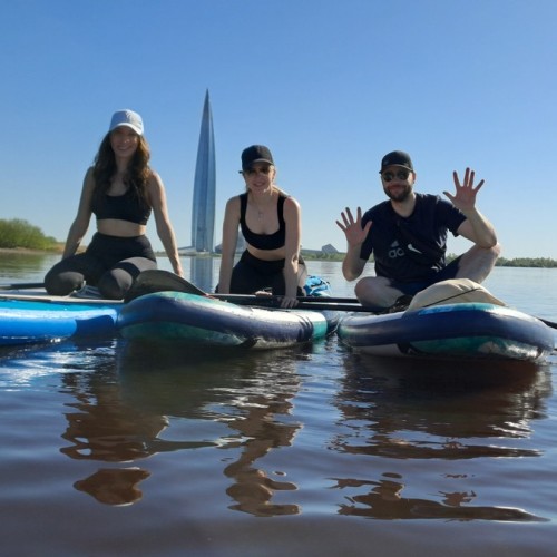 Сап-прогулка по озеру Лахтинский Разлив