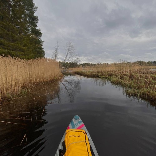 На сапбордах по реке Оредеж в мини-группе со съёмкой