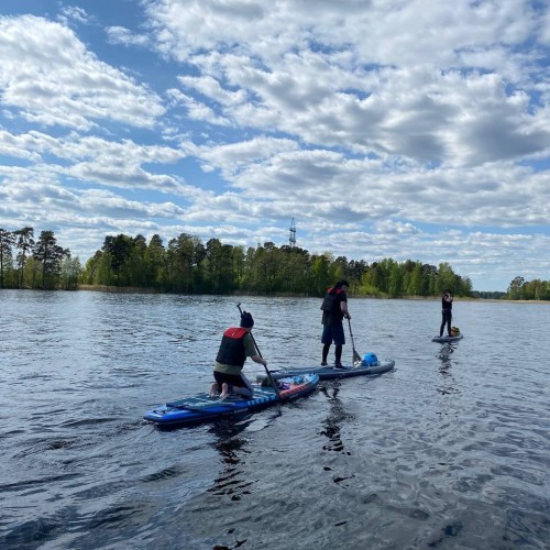 Выходные-перезагрузка на реке Луга: сплав на сапах в мини-группе (съёмка включена)
