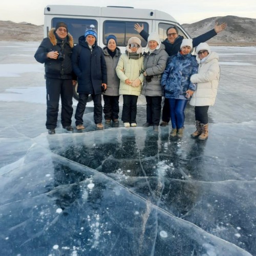 На застывший Байкал в мини-группе: Ольхон с севера на юг и Тажеранские степи