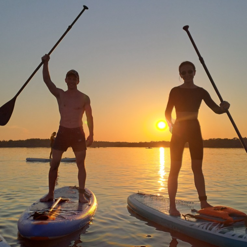 Сап-прогулка по озеру Лахтинский Разлив