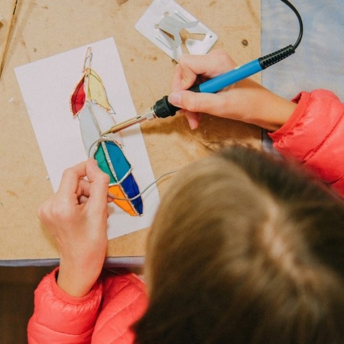 Детская экскурсия и мастер-класс по витражу