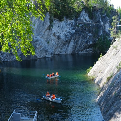 Активные выходные в Карелии: Рускеала и сплав по Янисйоки