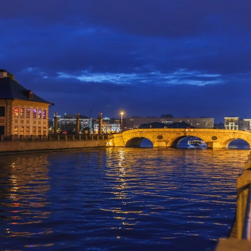 Ночная велопрогулка по Питеру: вдоль берегов Фонтанки