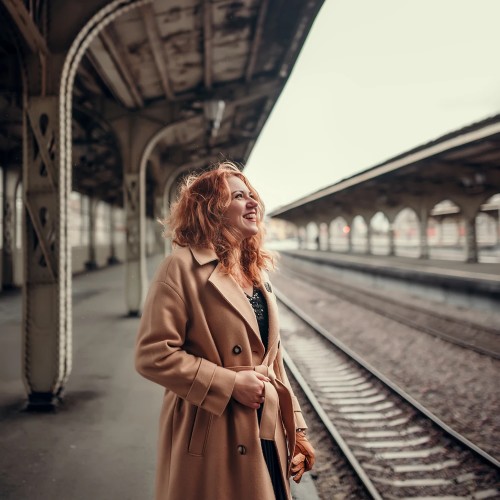 Фотосессия на Витебском вокзале в Петербурге