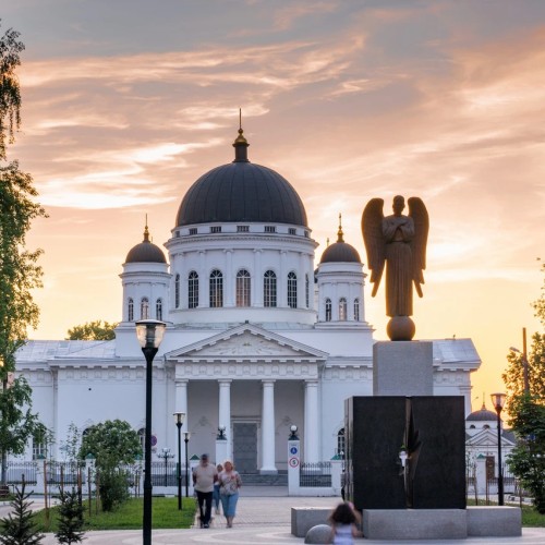 Купеческий Нижний Новгород на автобусе и пешком