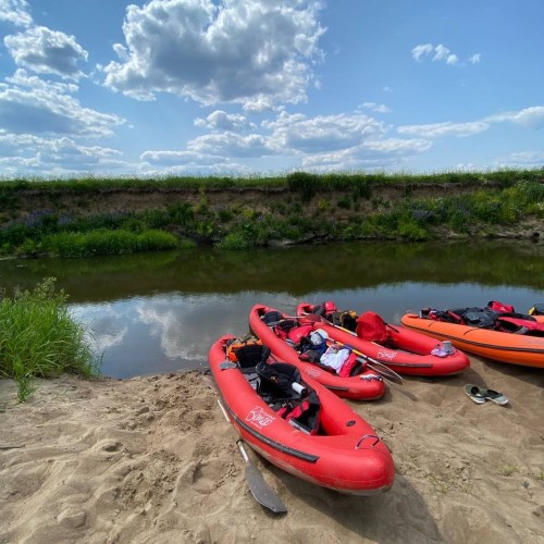 Выходные-перезагрузка на реке Шерне: сплав на байдарках (всё включено)
