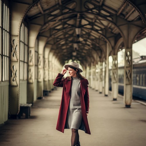 Фотосессия на Витебском вокзале в Петербурге