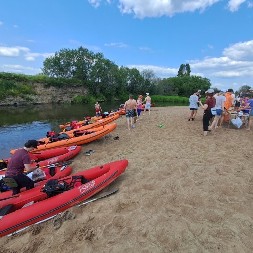 Выходные-перезагрузка на реке Шерне: сплав на байдарках (всё включено)