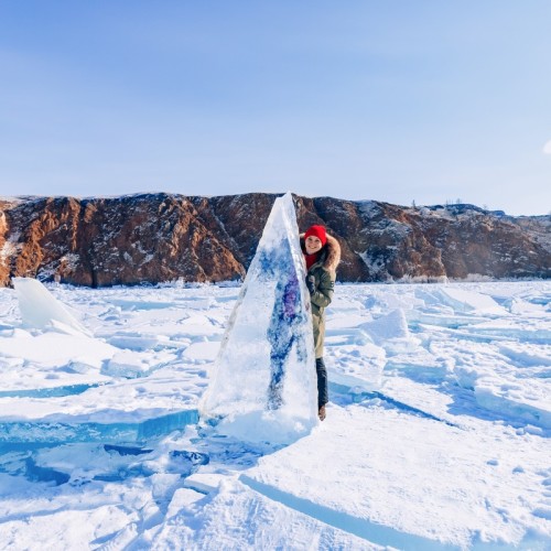 На застывший Байкал в мини-группе: Ольхон с севера на юг и Тажеранские степи