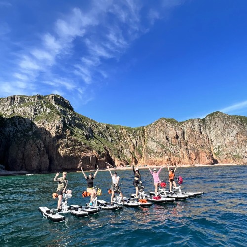 Морская прогулка на водном велосипеде в мини-группе