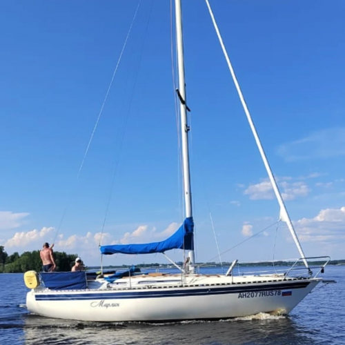 На яхте по Рыбинскому водохранилищу