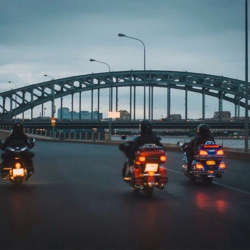 По Петербургу на мотоцикле