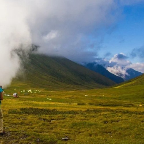 Поход в окрестностях Красной Поляны: Бзерпинский карниз и лагерь «Холодный»