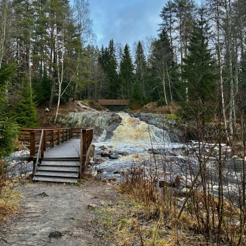 Парк Рускеала и водопады Ахинкоски — трансфер из Петрозаводска и обратно
