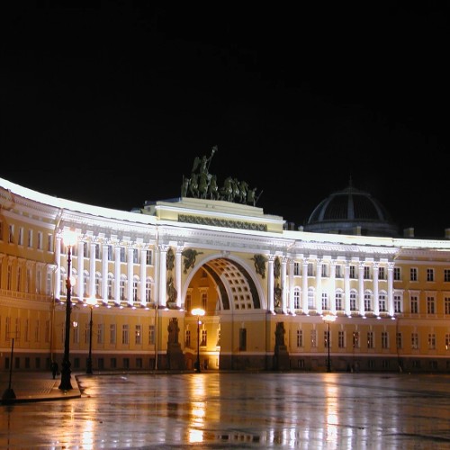 Автомобильная экскурсия по ночному Санкт-Петербургу