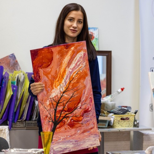 Акриловый мастер-класс для взрослых и детей в Петербурге