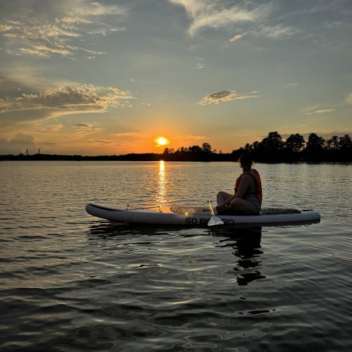 Сап-прогулка по озеру Лахтинский Разлив