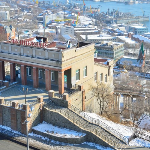 Владивосток и остров Русский на авто!