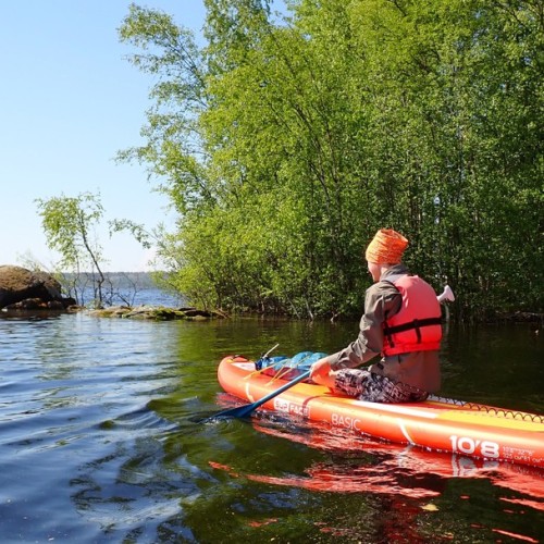 По карельским водоёмам на сапах