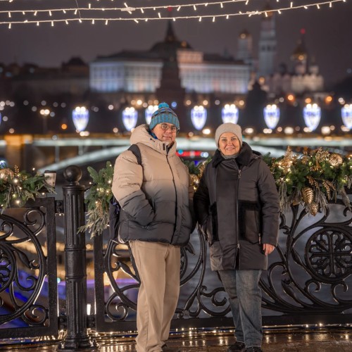 Фотопрогулка «П&П (полезное с приятным) на Патриаршем мосту Москвы»