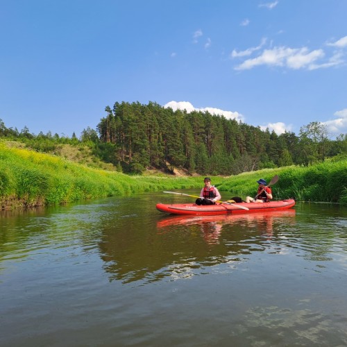 Выходные-перезагрузка на реке Шерне: сплав на байдарках (всё включено)