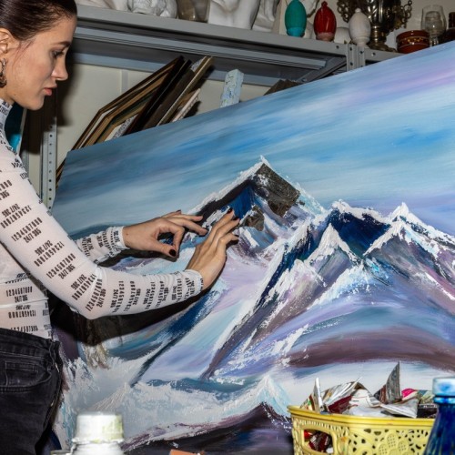 «Интерьерная картина с золотой/серебряной поталью»: мастер-класс в Петербурге