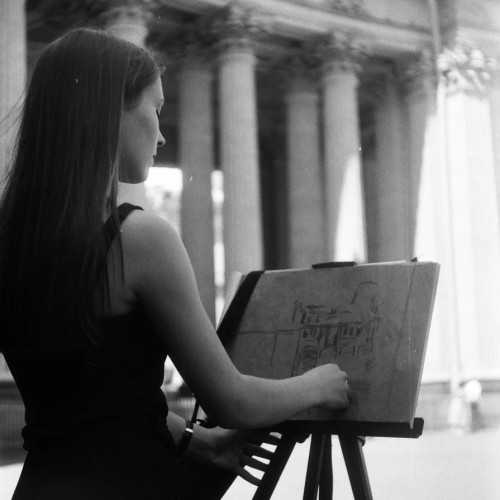 Фотопрогулка по Петербургу в стиле ретро